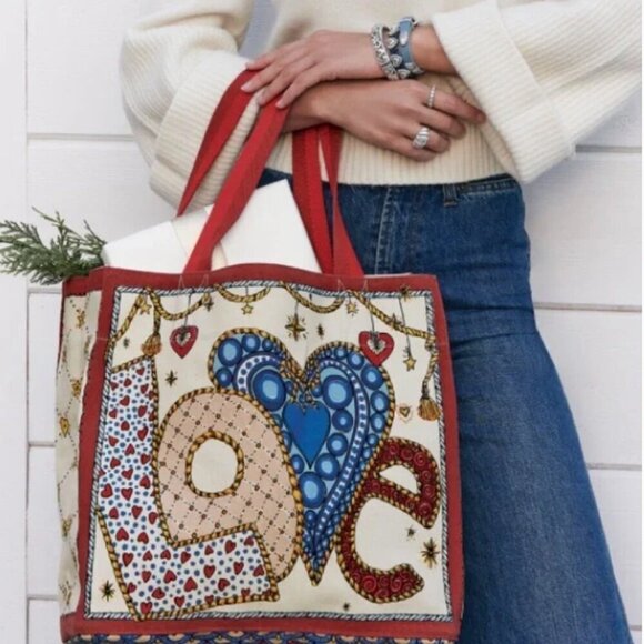 NWT Brighton Celebrate Holiday Tote Bag - Picture 2 of 8